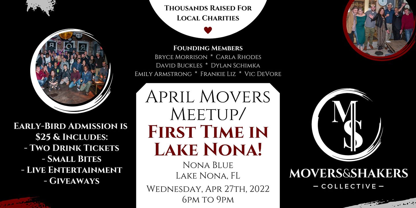Movers & Shakers April Meetup