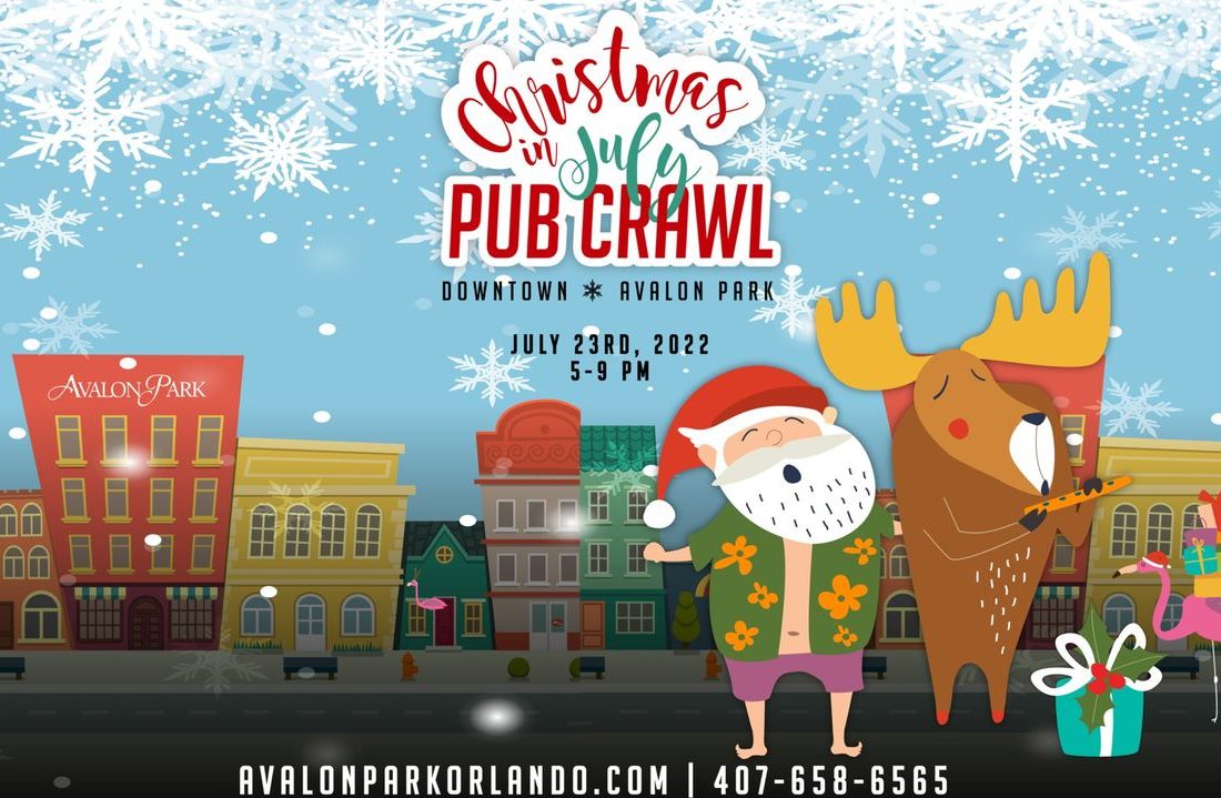 Christmas in July Pub Crawl in Avalon Park