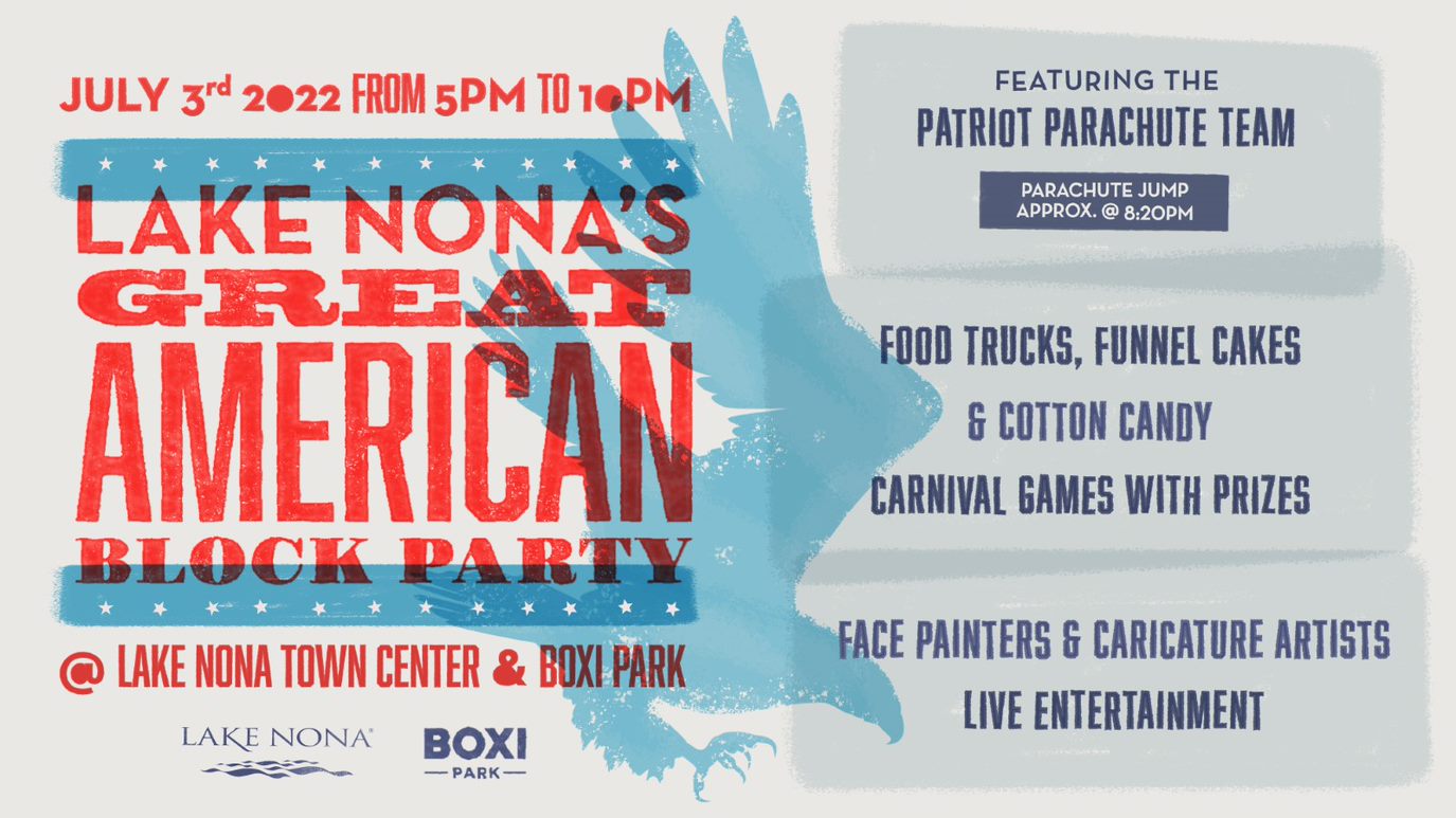 Great American Block Party @ Lake Nona Town Center