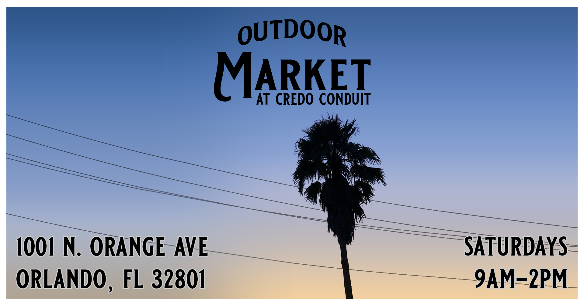 Outdoor Market at Credo Conduit | Orlando, FL | Park Ave Magazine