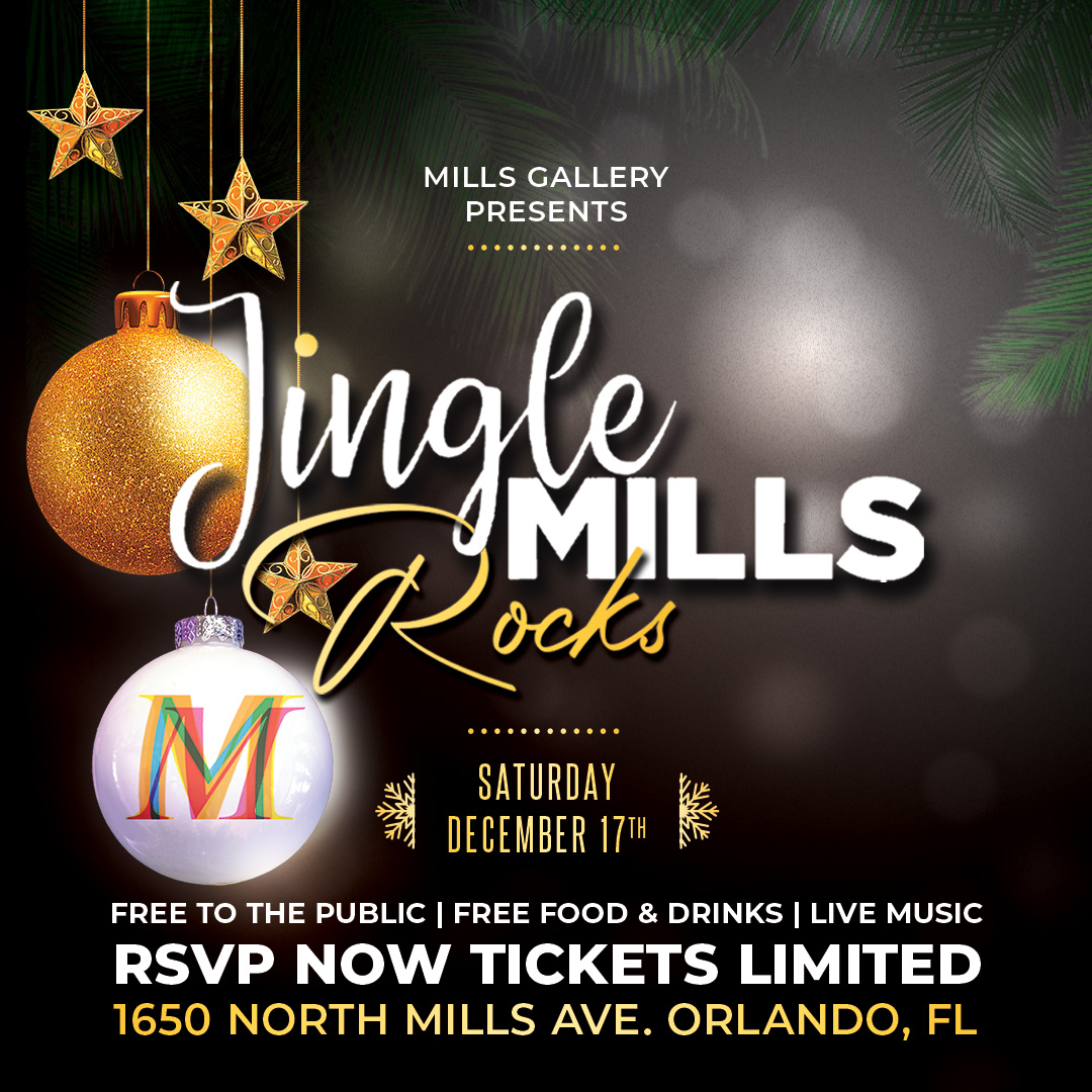 Jingle Mills Rocks Volume 1 | Dec 17, 2022 | Free Event | Mills Art Gallery