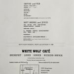 White Wolf Cafe Menu